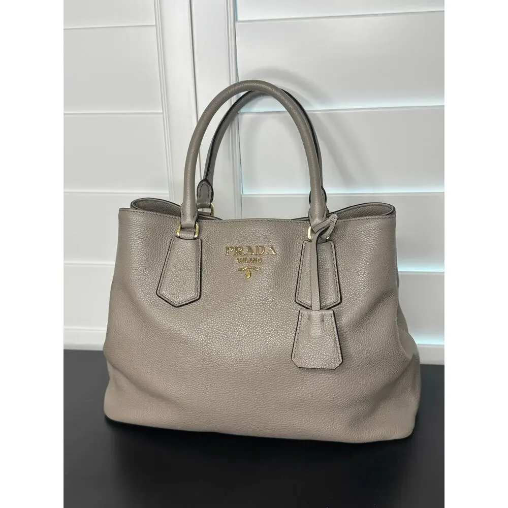 Prada | Vitello Daino Leather Handbag